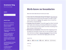 Tablet Screenshot of blog.gramener.com